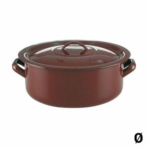 Casserole avec Couvercle Quid Classic Marron Acier émaillé