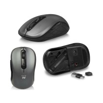 clavier et souris Ewent EW3272 Noir Espagnol Qwerty QWERTY