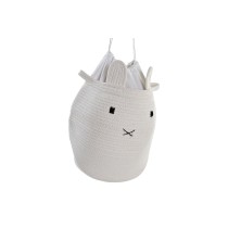 Lot de paniers DKD Home Decor Blanc Enfant Animal 35 x 35 x 49 cm (2 Unités)