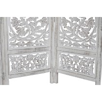 Paravent DKD Home Decor Blanc Bois de manguier Bois MDF 150 x 2 x 180 cm