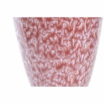 Vase DKD Home Decor Rosa türkis Steingut Blume Mediterraner 18 x 18 x 25 cm 16 x 16 x 26 cm (2 Stück)