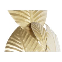 Wall Lamp DKD Home Decor Golden Metal 220 V 50 W Leaf of a plant (37 x 14 x 58 cm)