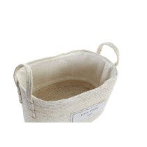 Set de basket DKD Home Decor Coton Fibre (34 x 23 x 20 cm)