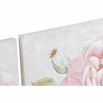 Painting DKD Home Decor 120 x 3 x 60 cm Flowers Shabby Chic (2 Units)