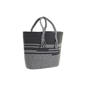 Handtasche DKD Home Decor 48 x 16 x 36 cm Grau