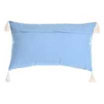 Coussin DKD Home Decor 60 x 15 x 35 cm Bleu Blanc