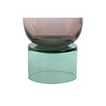 Vase Home ESPRIT Bicoloured Crystal 15 x 15 x 32 cm