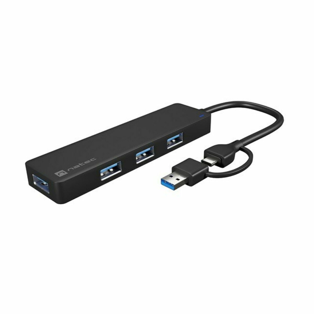 Hub USB Natec NHU-2023 Noir