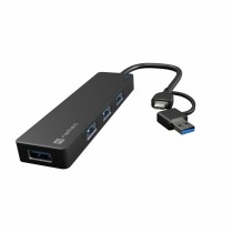 Hub USB Natec NHU-2023 Noir