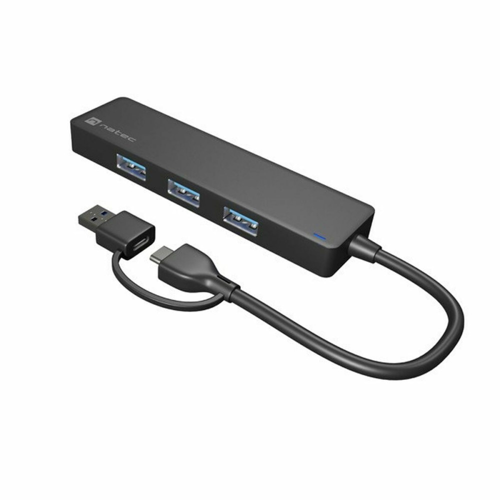 Hub USB Natec NHU-2023 Noir