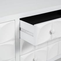 Multipurpose Chest of Drawers Alexandra House Living White Fir wood MDF Wood 43 x 58 x 136 cm