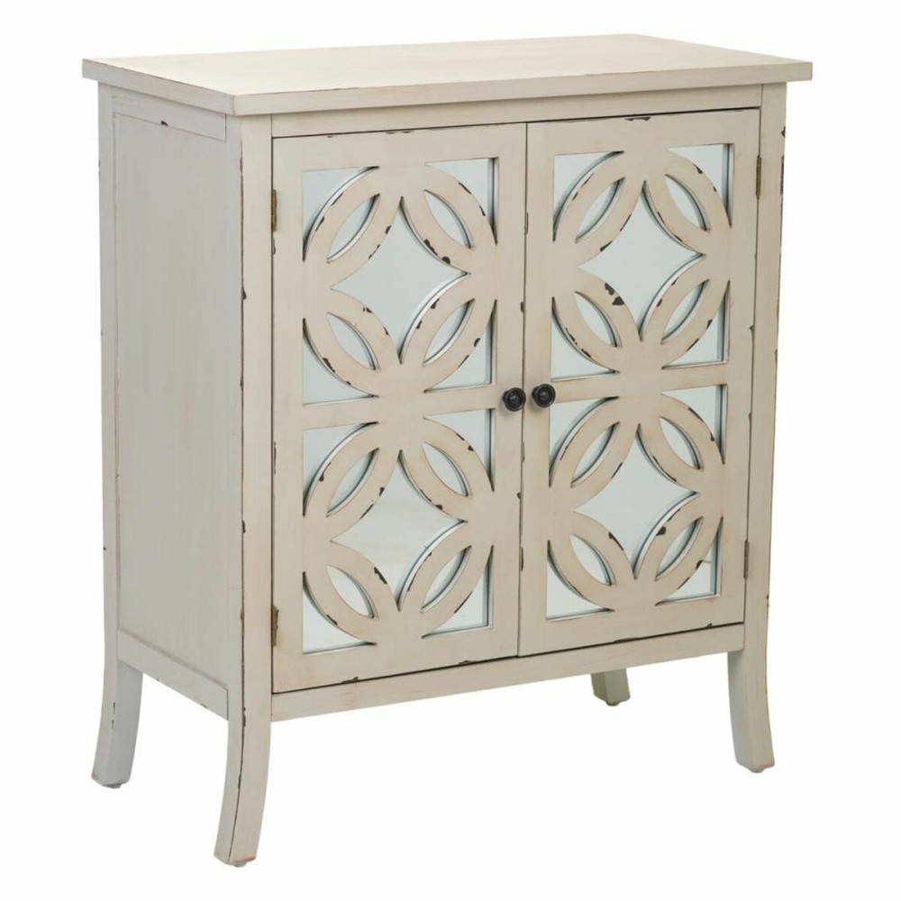 Meuble d'Entrée Alexandra House Living Gris verre Bois d'épicéa Bois MDF 84 x 37 x 74 cm