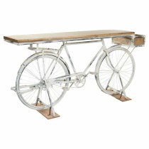 Eingangsbereich Alexandra House Living Bike Weiß Kaffee Eisen Mango-Holz 50 x 90 x 198 cm