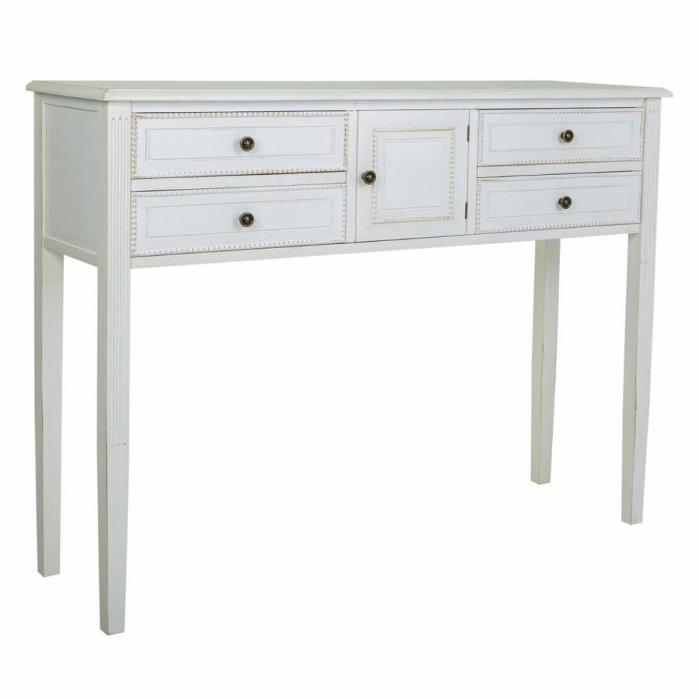 Hall Table with Drawers Alexandra House Living White Fir wood MDF Wood 36 x 92 x 120 cm