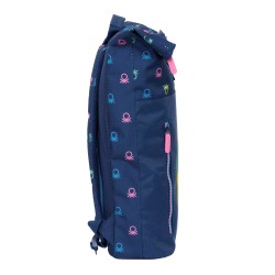 Sacoche pour Portable Benetton Cool Blue marine 28 x 42 x 13 cm