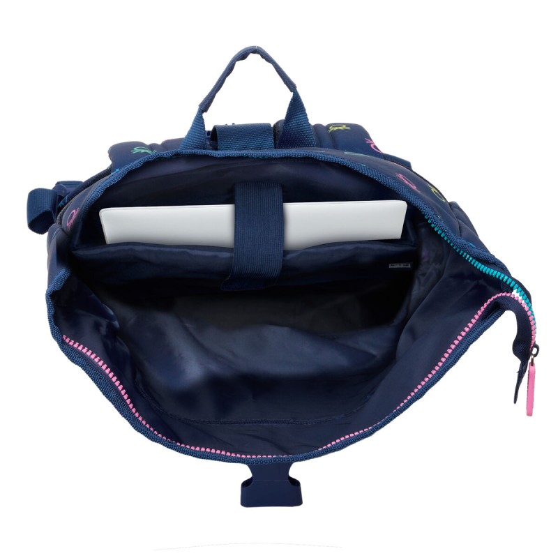 Sacoche pour Portable Benetton Cool Blue marine 28 x 42 x 13 cm