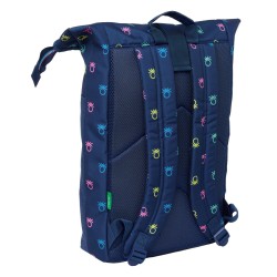 Sacoche pour Portable Benetton Cool Blue marine 28 x 42 x 13 cm