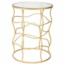 Table d'appoint Alexandra House Living Or Métal 46 x 60 x 46 cm