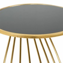 Side table Alexandra House Living Gold Glass 43 x 73 x 43 cm