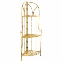 Corner Shelves Alexandra House Living Yellow Ironwork 35 x 120 x 48 cm