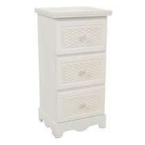 Nightstand Alexandra House Living White Cream 26 x 60 x 31 cm