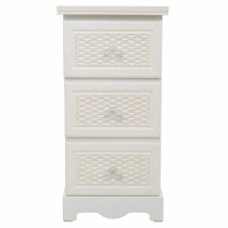 Nightstand Alexandra House Living White Cream 26 x 60 x 31 cm