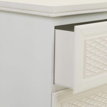 Nightstand Alexandra House Living White Cream 26 x 60 x 31 cm