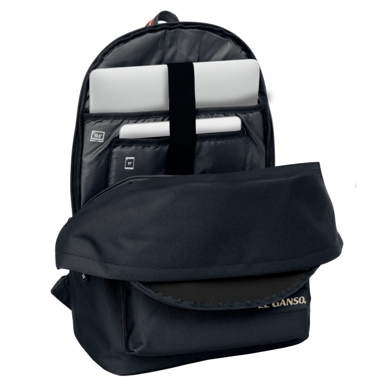 Laptop Backpack El Ganso Basics Black 31 x 44 x 18 cm