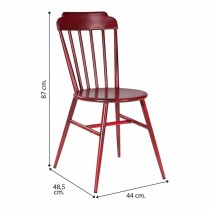 Dining Chair Alexandra House Living Vintage Red 48 x 87 x 44 cm