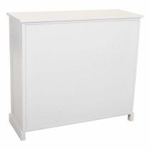 Sideboard Alexandra House Living White Paolownia wood MDF Wood 33 x 78 x 86 cm