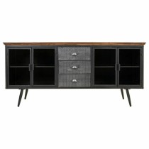 Buffet Alexandra House Living Marron Gris Bois Métal 42 x 74 x 164 cm