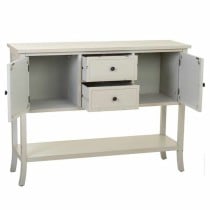 Buffet Alexandra House Living Gris verre Bois d'épicéa 37 x 91 x 121 cm