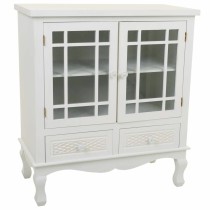 Sideboard Alexandra House Living White Cream Metal Pine 37 x 84 x 75 cm