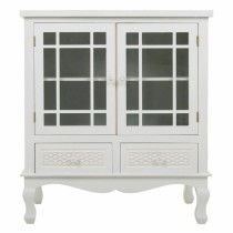 Sideboard Alexandra House Living White Cream Metal Pine 37 x 84 x 75 cm