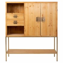 Buffet Alexandra House Living Doré Naturel Fer Bois d'épicéa 37 x 139 x 120 cm