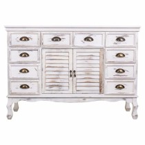 Buffet Alexandra House Living Blanc Bois de paulownia 33 x 78 x 113 cm