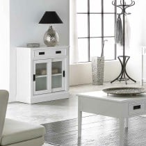 Meuble d'Entrée avec Tiroirs Alexandra House Living Blanc Bois MDF 40 x 90 x 80 cm