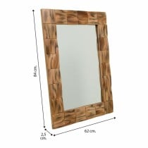 Miroir mural Alexandra House Living Naturel Bois MDF 84 x 2 x 62 cm