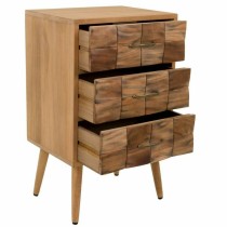 Caisson à Tiroirs Alexandra House Living Naturel Bois de paulownia 75 x 38 x 45 cm