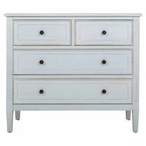 Commode Alexandra House Living Blanc Bois d'épicéa Bois MDF 36 x 75 x 85 cm