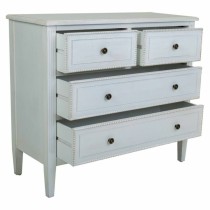 Commode Alexandra House Living Blanc Bois d'épicéa Bois MDF 36 x 75 x 85 cm