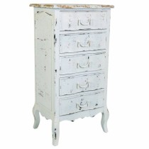 Chest of drawers Alexandra House Living White Fir wood MDF Wood 40 x 98 x 50 cm