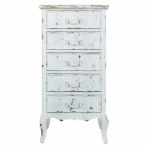 Chest of drawers Alexandra House Living White Fir wood MDF Wood 40 x 98 x 50 cm