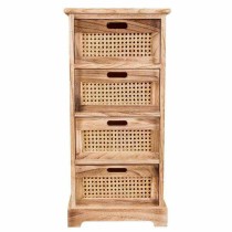 Schubladenschrank Alexandra House Living Rohrstock Paulonia-Holz 29 x 75 x 35 cm