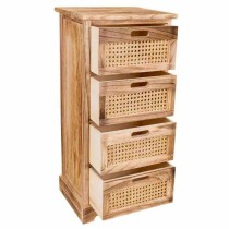 Chest of drawers Alexandra House Living Cane Paolownia wood 29 x 75 x 35 cm