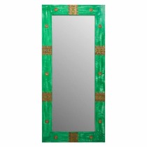 Miroir mural Alexandra House Living Vert Doré verre Bois de manguier 1 x 113 x 52 cm