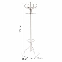 Hat stand Alexandra House Living White 44 x 179 x 31 cm