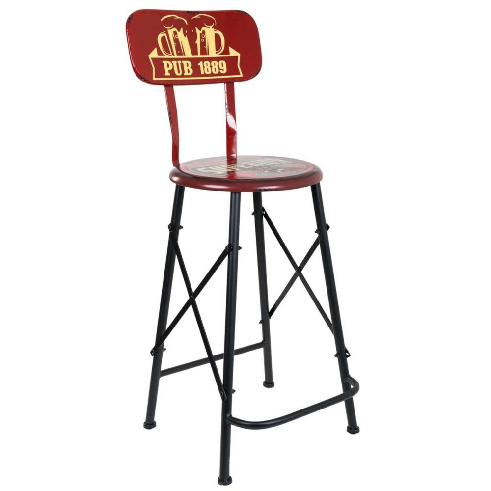 Stool Alexandra House Living Metal Iron 40 x 100 x 46 cm