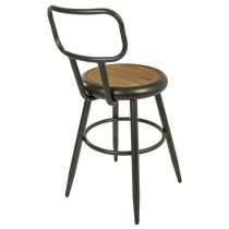 Stool Alexandra House Living Brown Grey Wood Metal 54 x 92 x 42 cm