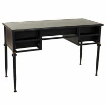 Desk Alexandra House Living Black Metal 75 x 75 x 122 cm